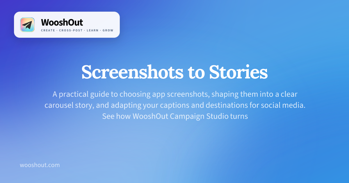 Screenshots to Stories